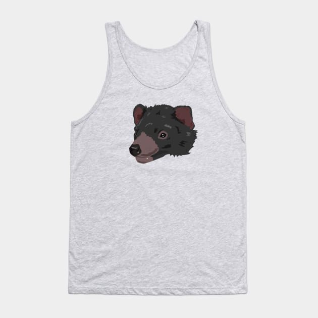 Tasmanian Devil Vector Tank Top by TaliDe